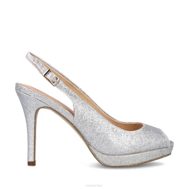 Menbur kvinnor silver amica högklackat 608J1094