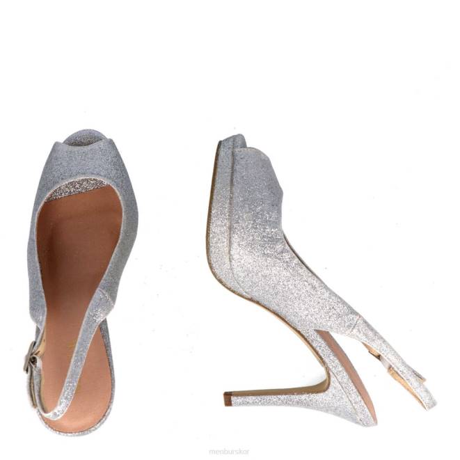 Menbur kvinnor silver amica högklackat 608J1094