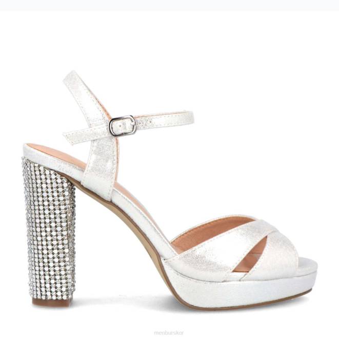 Menbur kvinnor silver anchiano högklackat 608J4987