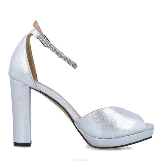Menbur kvinnor silver angerona högklackat 608J5056