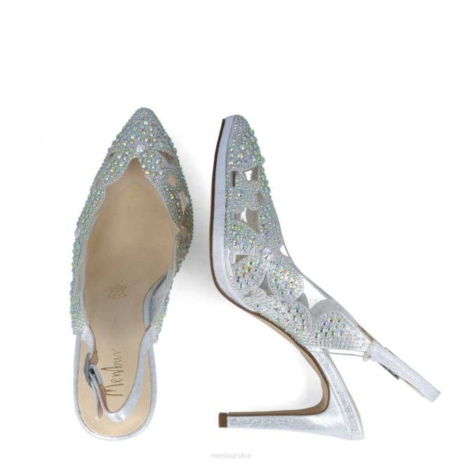 Menbur kvinnor silver antlia högklackat 608J3722