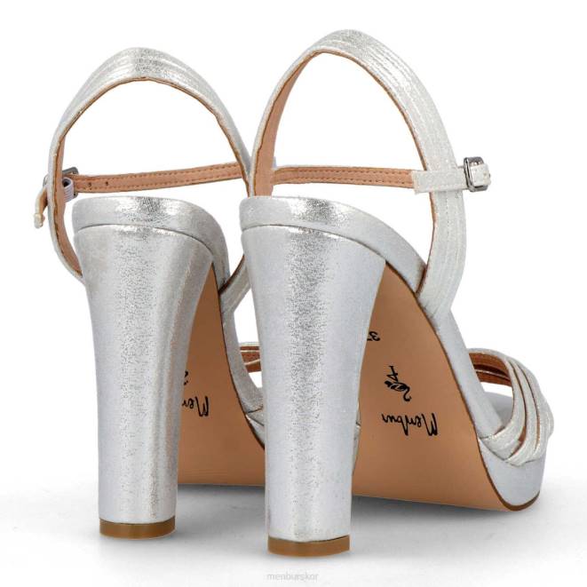 Menbur kvinnor silver anzio högklackat 608J4887