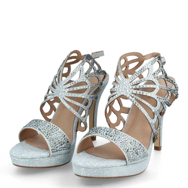 Menbur kvinnor silver arceno högklackat 608J4199