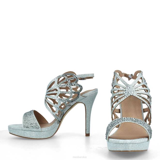 Menbur kvinnor silver arceno högklackat 608J4199