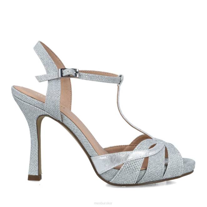 Menbur kvinnor silver aruspices högklackat 608J1340