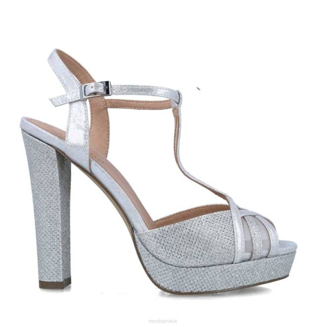 Menbur kvinnor silver arvales högklackat 608J5088