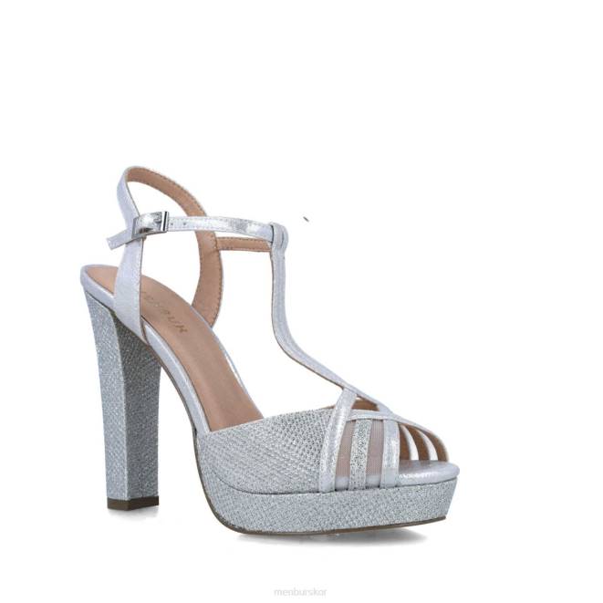 Menbur kvinnor silver arvales högklackat 608J5088