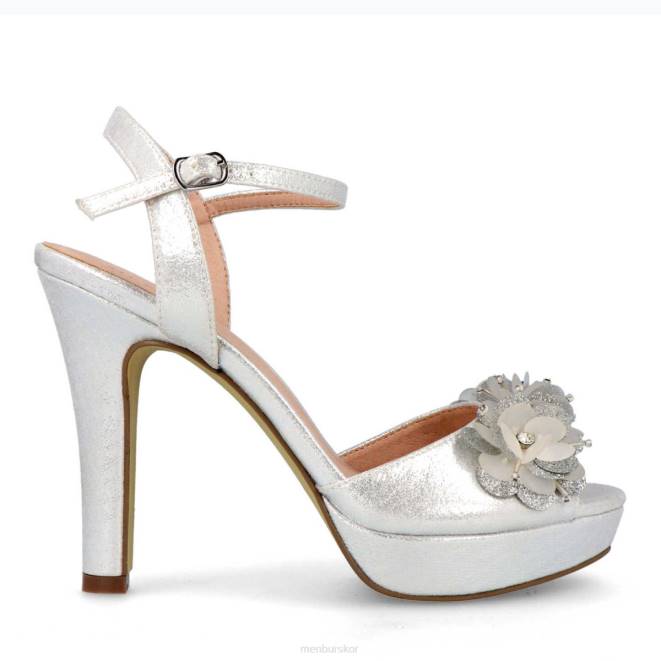 Menbur kvinnor silver arvier högklackat 608J936