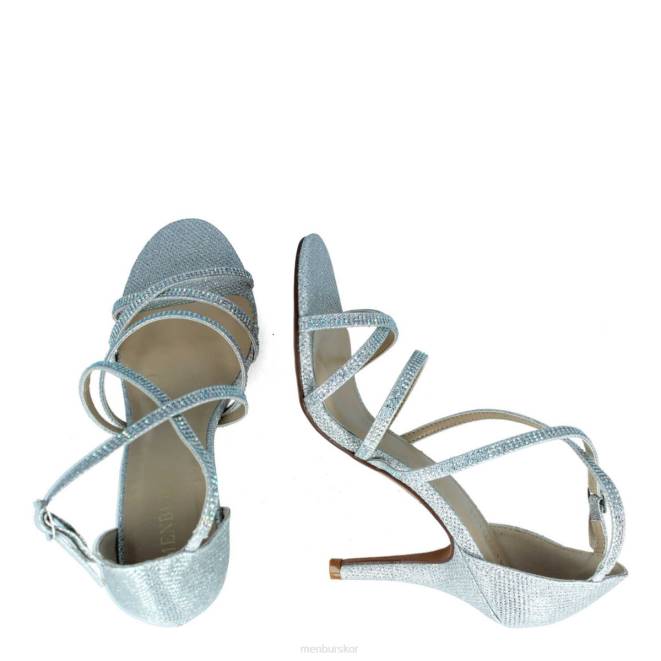 Menbur kvinnor silver astrantia högklackat 608J4163