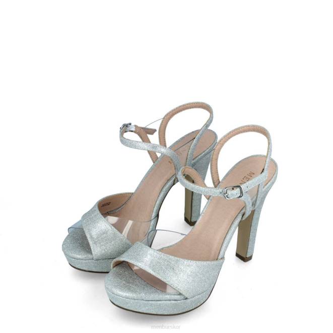 Menbur kvinnor silver atessa högklackat 608J5297