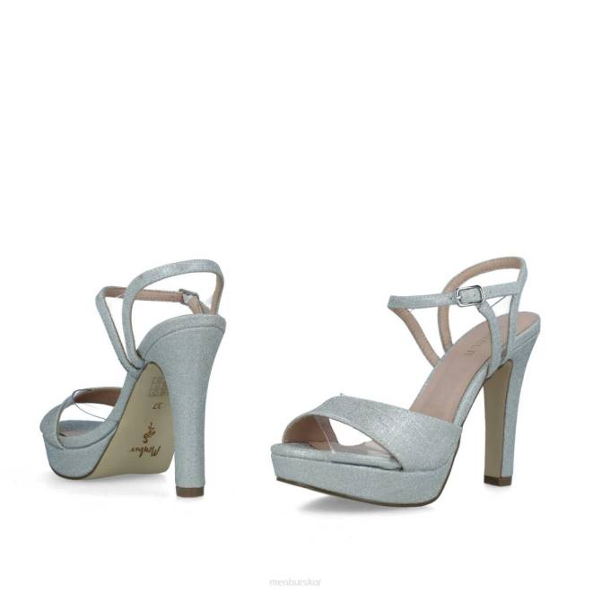 Menbur kvinnor silver atessa högklackat 608J5297
