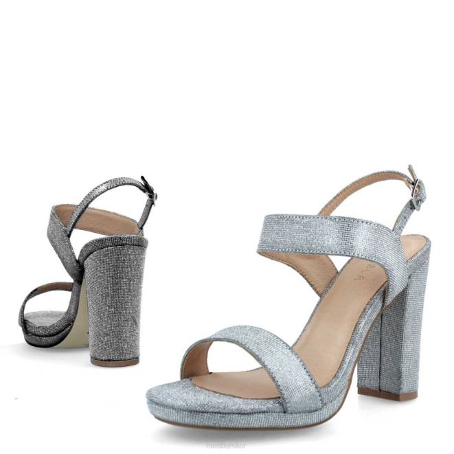 Menbur kvinnor silver auronzo högklackat 608J950