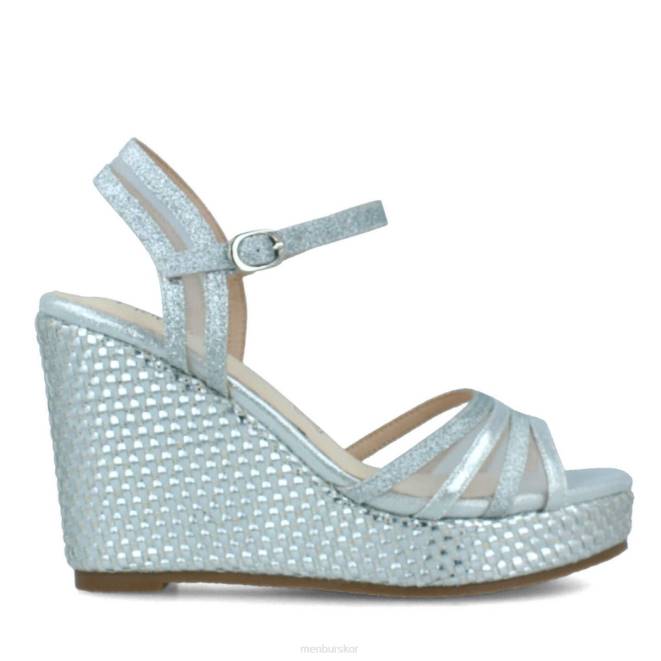 Menbur kvinnor silver bacemi högklackat 608J4074