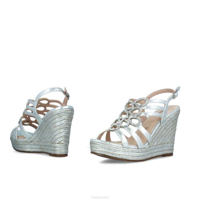 Menbur kvinnor silver badalucco högklackat 608J4071