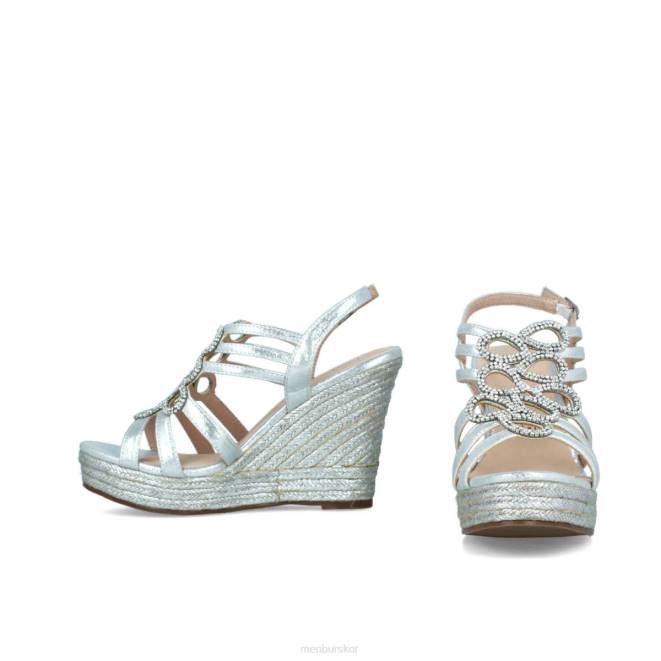 Menbur kvinnor silver badalucco högklackat 608J4071