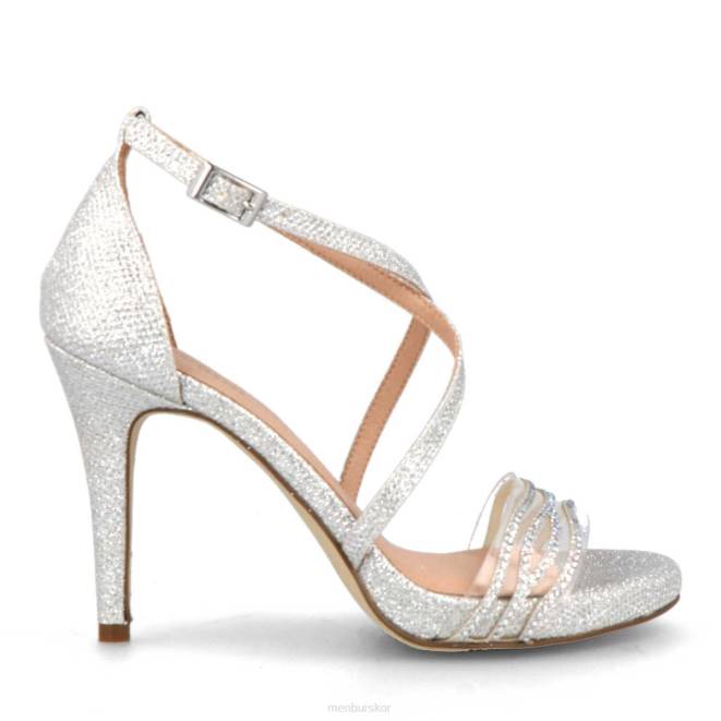Menbur kvinnor silver balsorano högklackat 608J4570