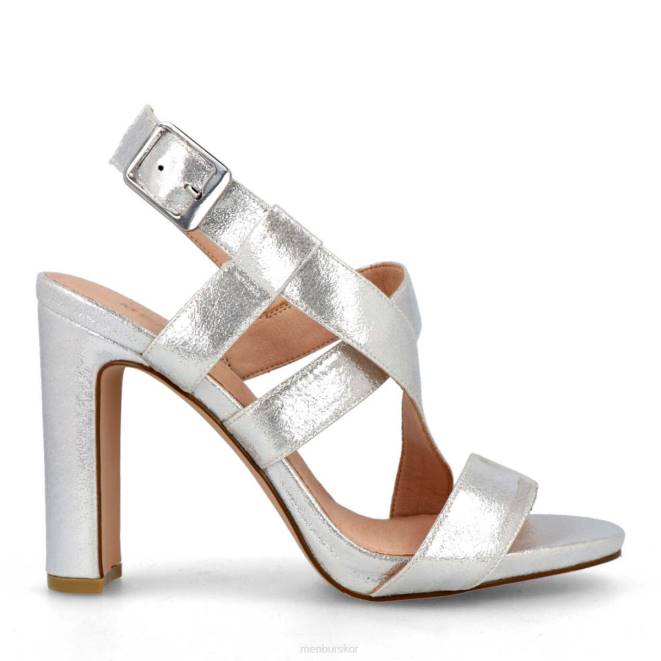 Menbur kvinnor silver bardi högklackat 608J5075