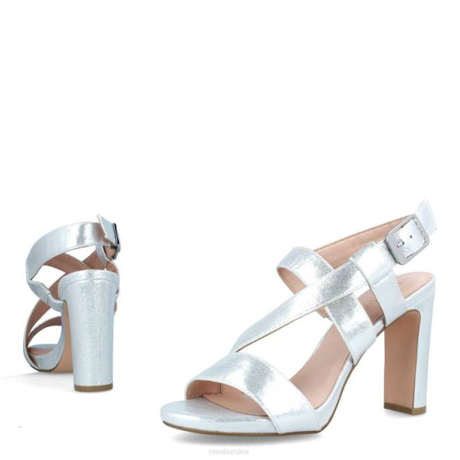 Menbur kvinnor silver bardi högklackat 608J5075