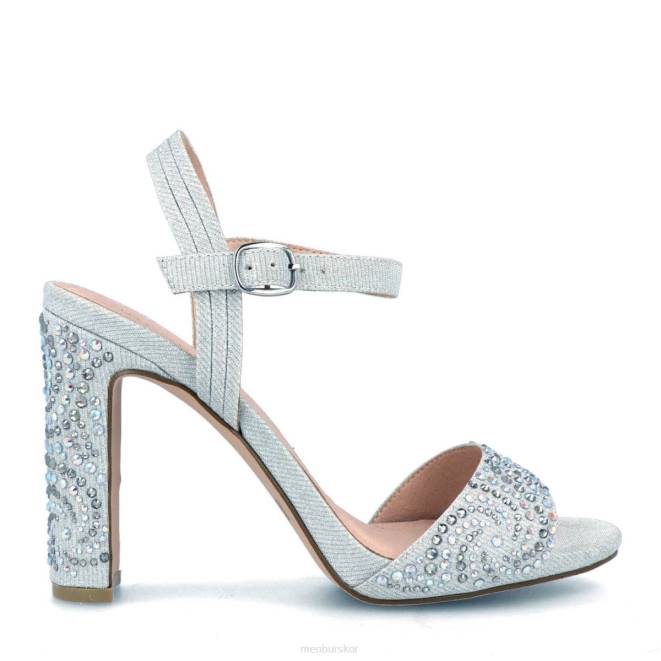 Menbur kvinnor silver bertacci högklackat 608J4194