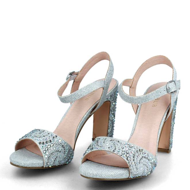 Menbur kvinnor silver bertacci högklackat 608J4194