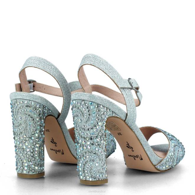 Menbur kvinnor silver bertacci högklackat 608J4194