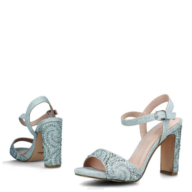 Menbur kvinnor silver bertacci högklackat 608J4194