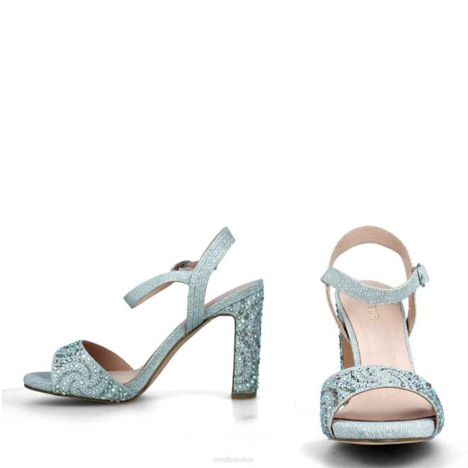 Menbur kvinnor silver bertacci högklackat 608J4194