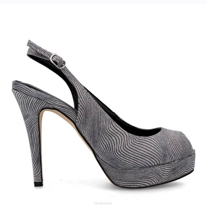 Menbur kvinnor silver bertolli högklackat 608J4091