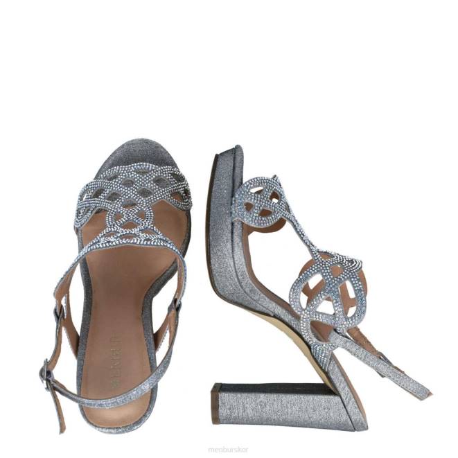 Menbur kvinnor silver boatti högklackat 608J1298
