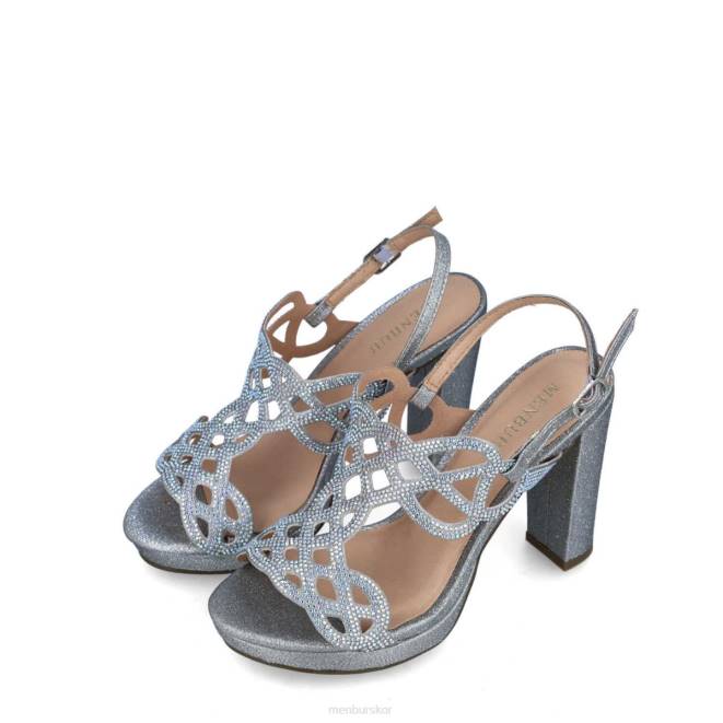 Menbur kvinnor silver boatti högklackat 608J1298