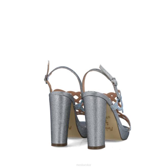 Menbur kvinnor silver boatti högklackat 608J1298