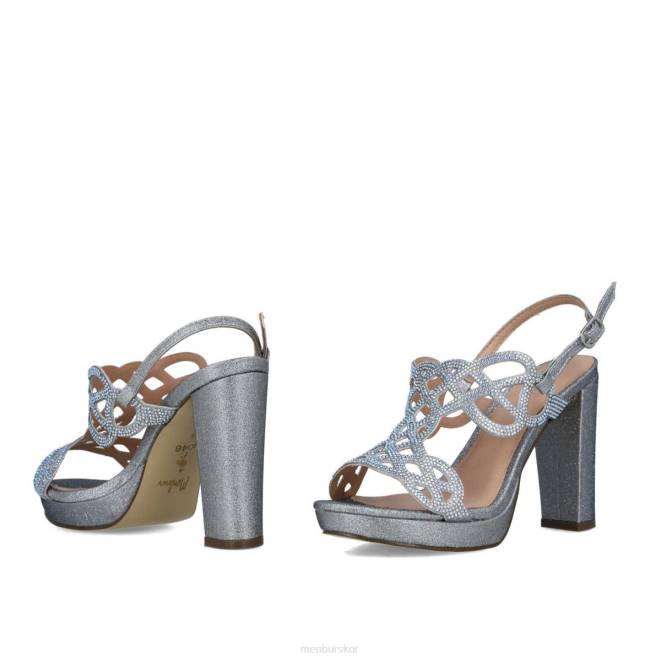 Menbur kvinnor silver boatti högklackat 608J1298