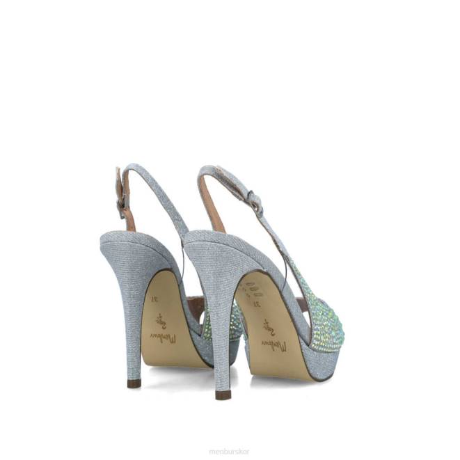 Menbur kvinnor silver bolina högklackat 608J3960