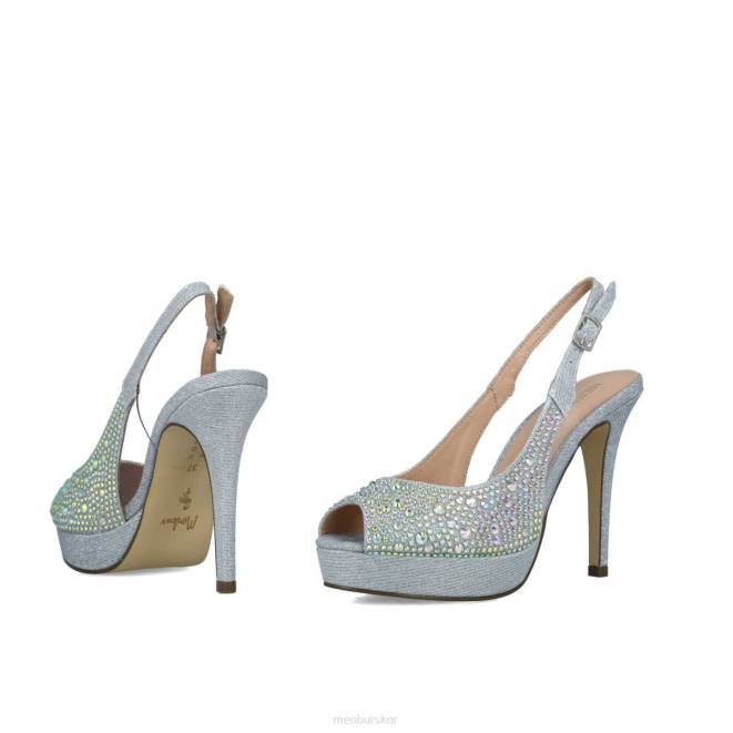 Menbur kvinnor silver bolina högklackat 608J3960