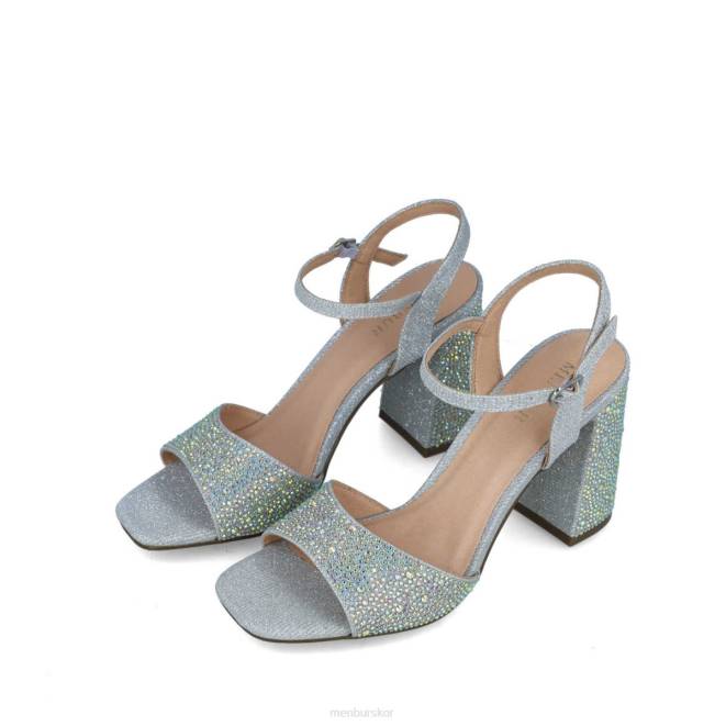 Menbur kvinnor silver bolina högklackat 608J4977