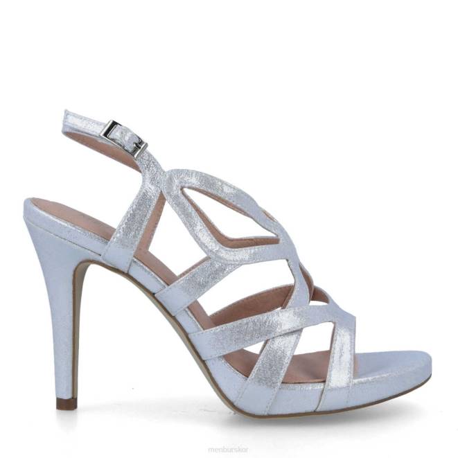 Menbur kvinnor silver brignole högklackat 608J5364