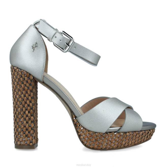 Menbur kvinnor silver brindisi högklackat 608J865