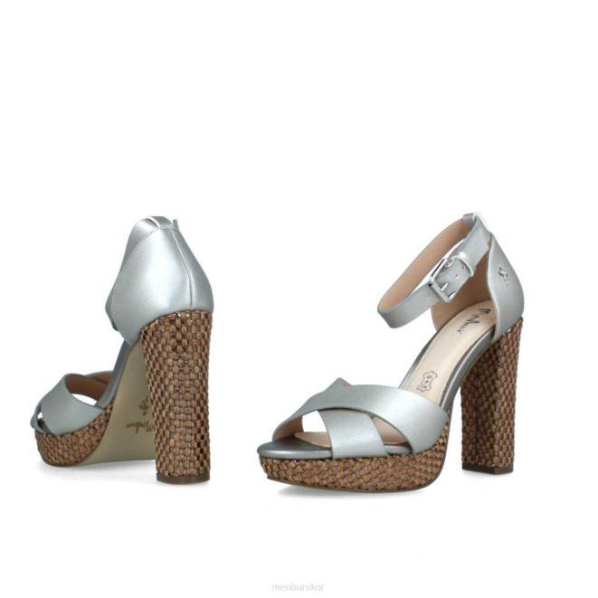Menbur kvinnor silver brindisi högklackat 608J865