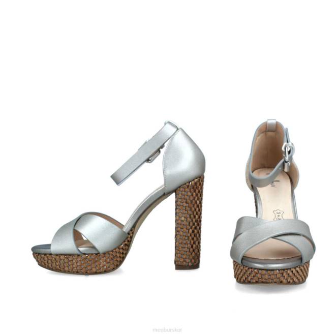 Menbur kvinnor silver brindisi högklackat 608J865