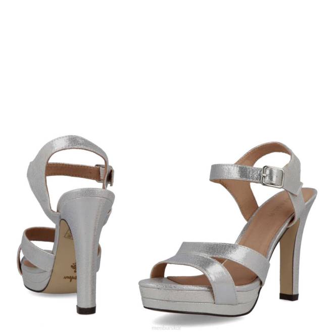 Menbur kvinnor silver brusago högklackat 608J5179