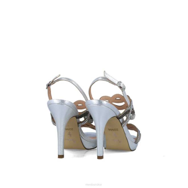 Menbur kvinnor silver brusasco högklackat 608J4817