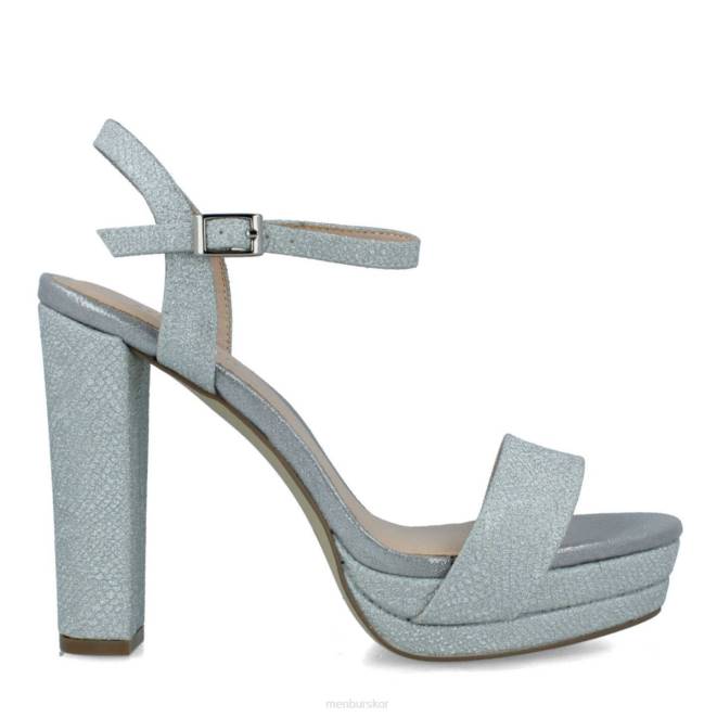 Menbur kvinnor silver calantha högklackat 608J5385