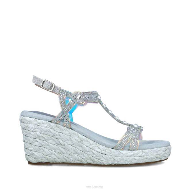 Menbur kvinnor silver camelopardalis högklackat 608J3734