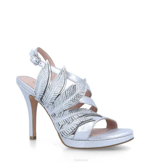 Menbur kvinnor silver campello högklackat 608J5303