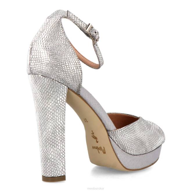 Menbur kvinnor silver cangemi högklackat 608J5339