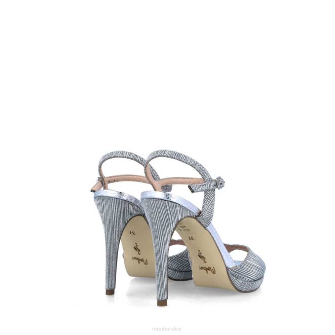 Menbur kvinnor silver carditello högklackat 608J4127