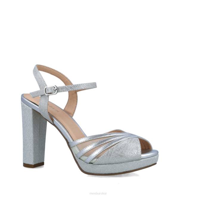 Menbur kvinnor silver carmenta högklackat 608J5043