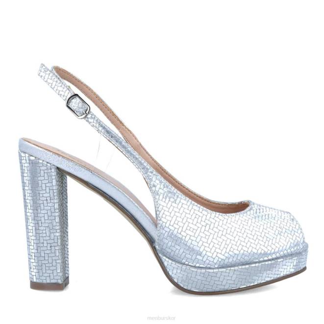 Menbur kvinnor silver carpi högklackat 608J4056