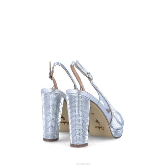 Menbur kvinnor silver carpi högklackat 608J4056