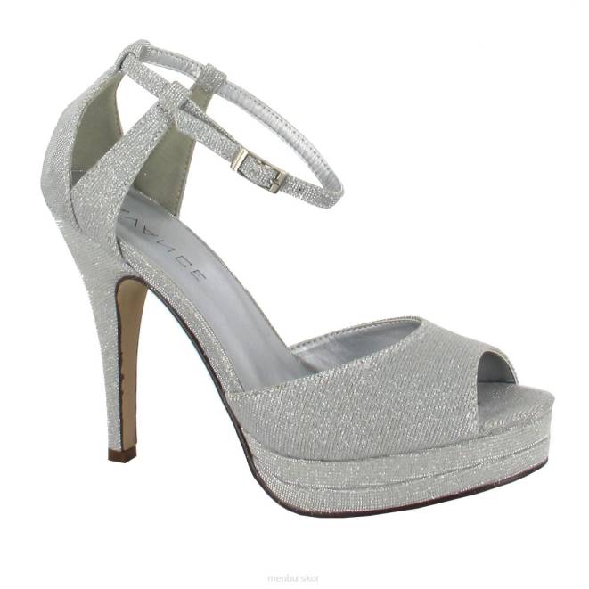 Menbur kvinnor silver chambonnier högklackat 608J1088